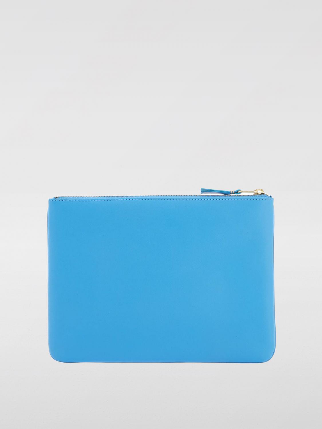 COMME DES GARÇONS WALLET PORTAFOGLIO: Portafoglio Comme Des Garçons Wallet in pelle, Blue - Img 3