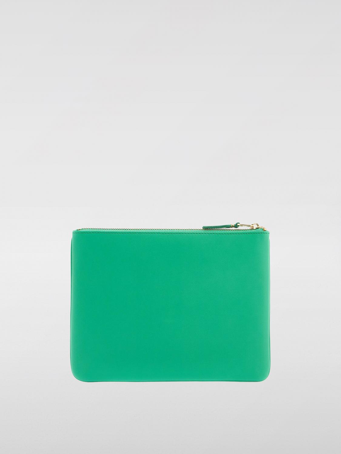 COMME DES GARÇONS WALLET PORTAFOGLIO: Portafoglio Comme Des Garçons Wallet in pelle, Verde - Img 2