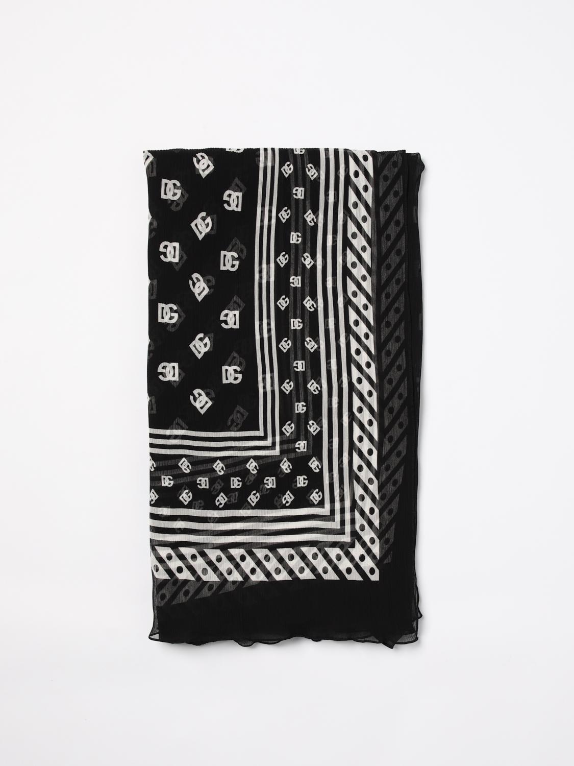 Dolce & Gabbana Scarf woman - Black | FS182AGDB8B | GIGLIO.COM