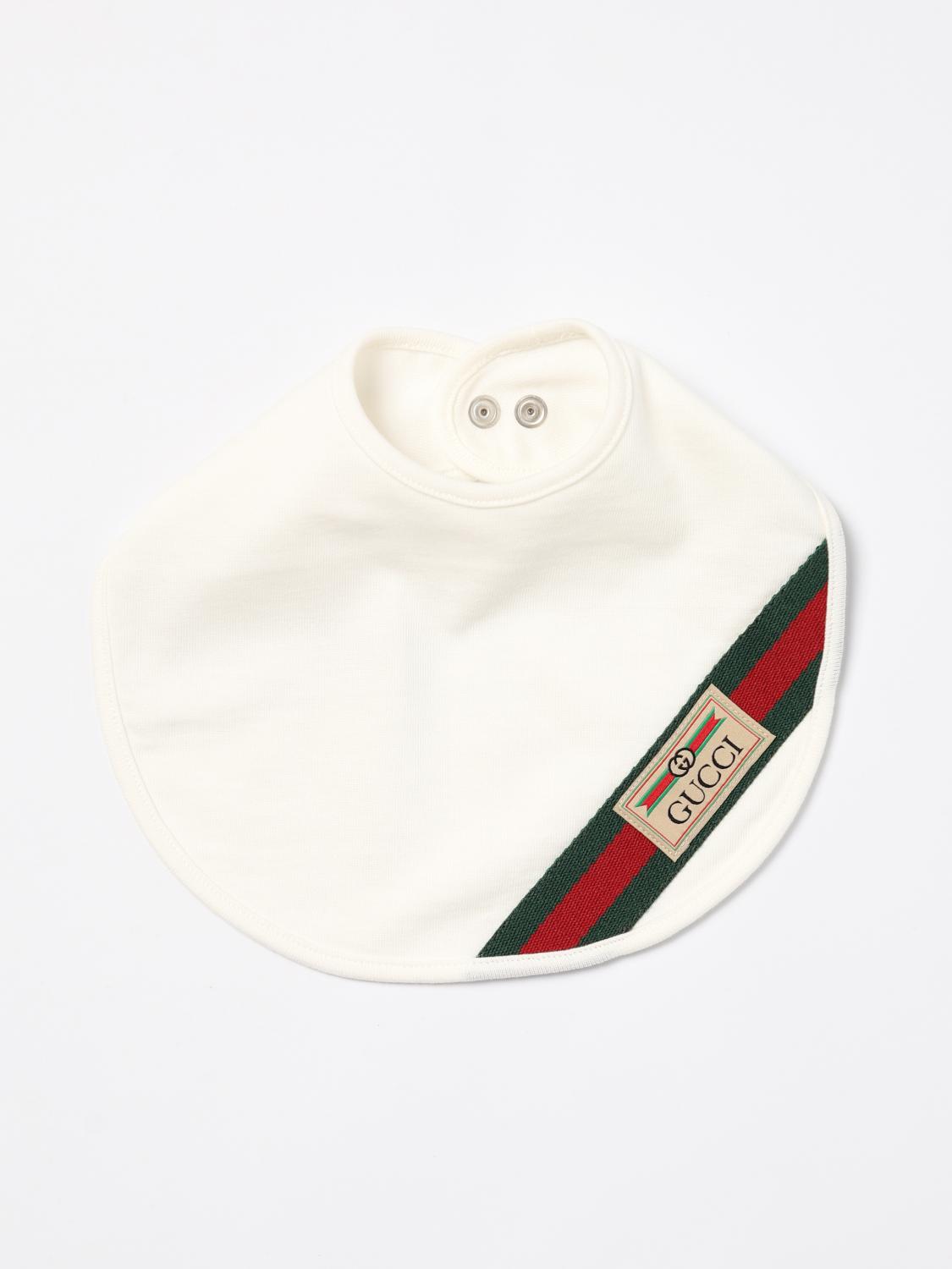 Gucci 男の子よだれかけ ボーイ - アイボリー | 7740113K107 | GIGLIO.COM