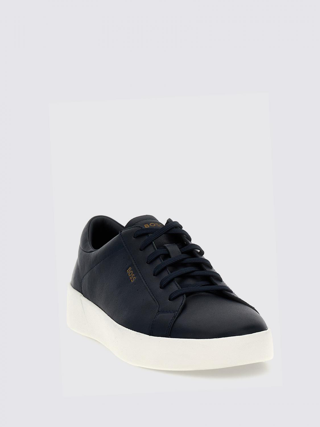 BOSS SNEAKERS: Sneakers men Boss, Blue - Img 1