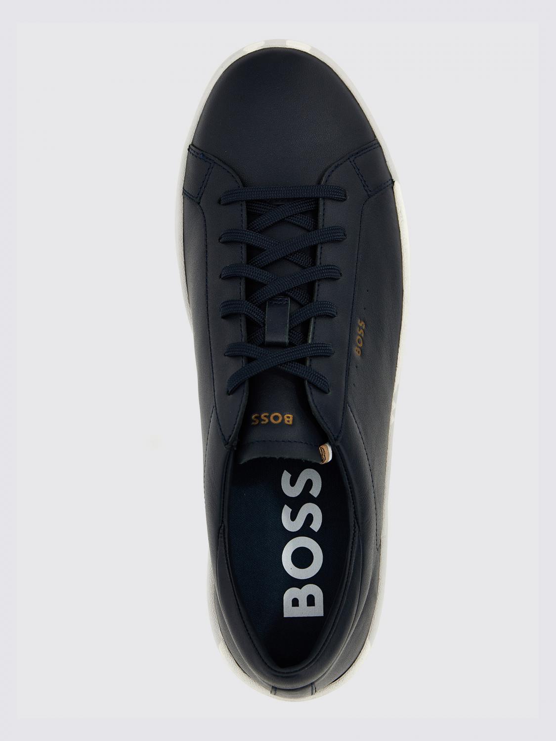 BOSS SNEAKERS: Sneakers men Boss, Blue - Img 4