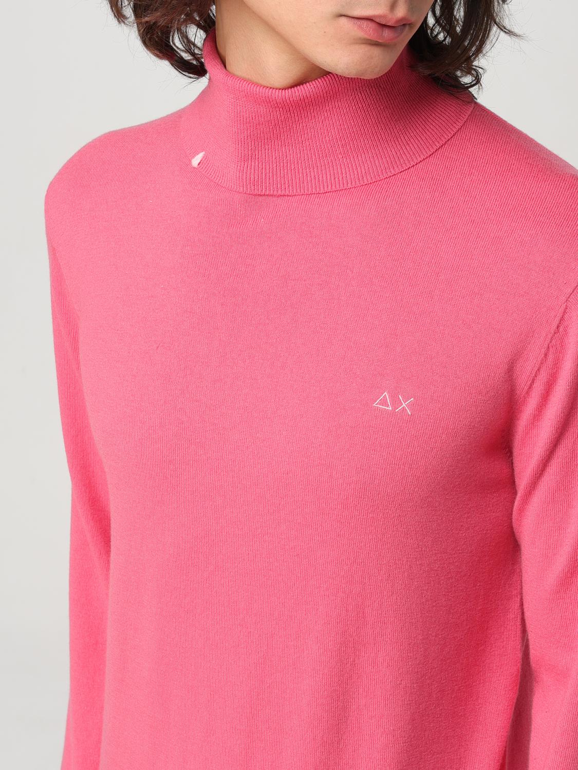 SUN 68 SWEATER: Sweatshirt men SUN68, Pink - Img 3