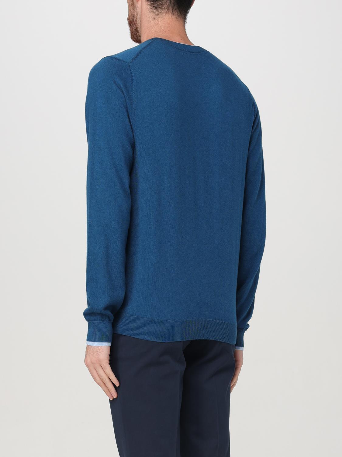 SUN 68 SWEATER: Sweatshirt men SUN68, Blue 1 - Img 2