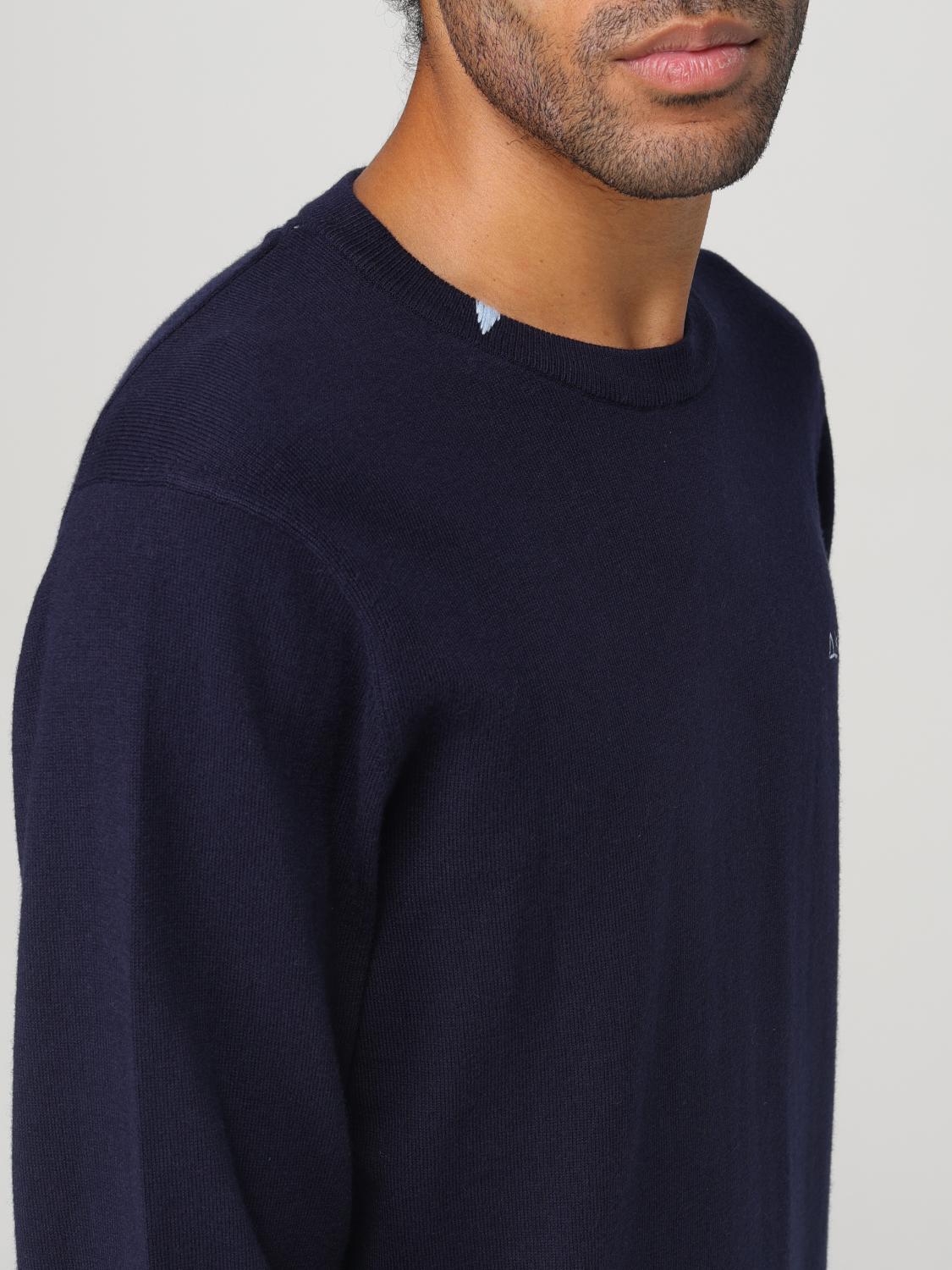 SUN68 SWEATER: Sweater men SUN68, Navy - Img 3