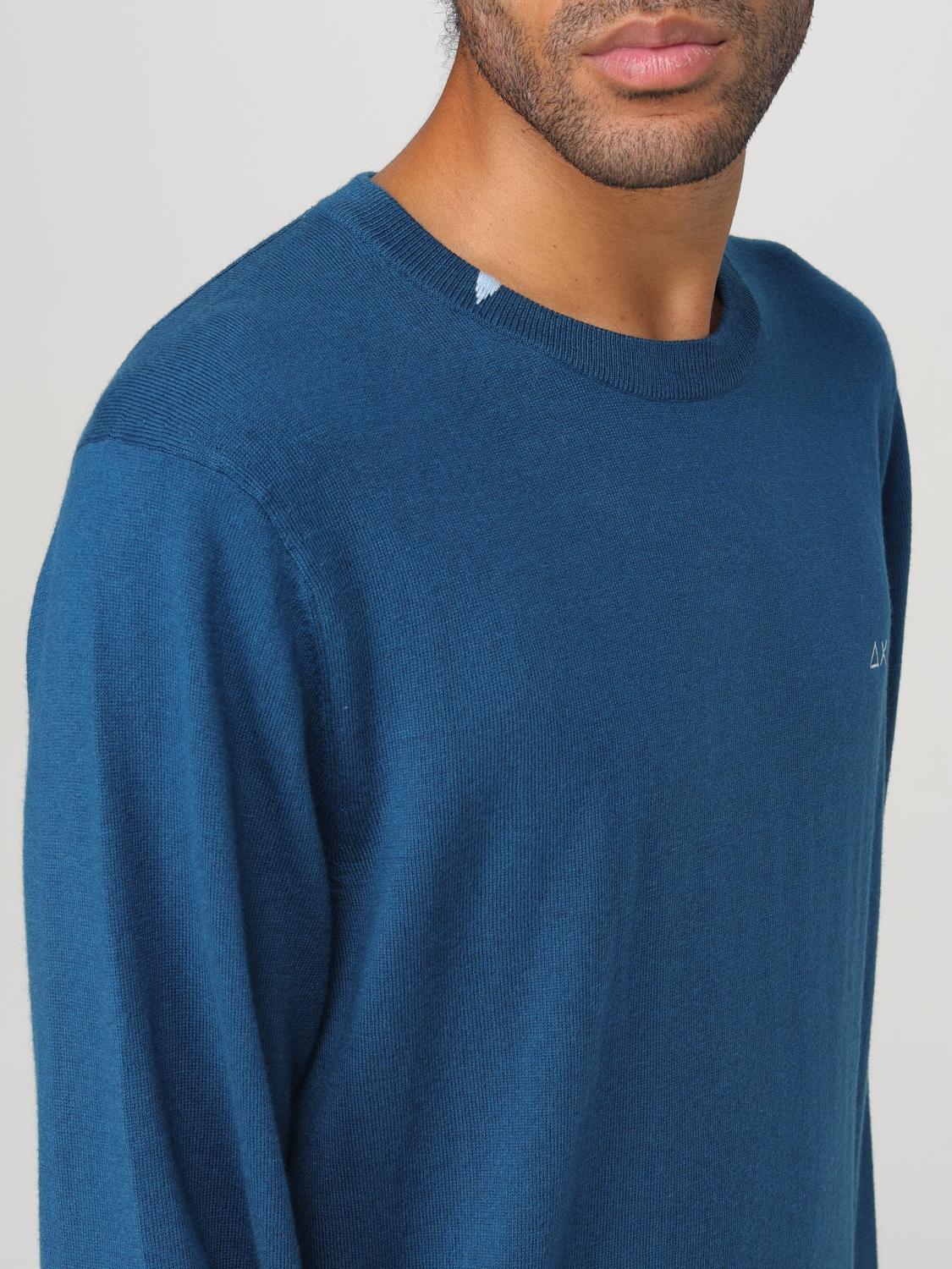 SUN 68 SWEATER: Sweater men SUN68, Blue 1 - Img 3