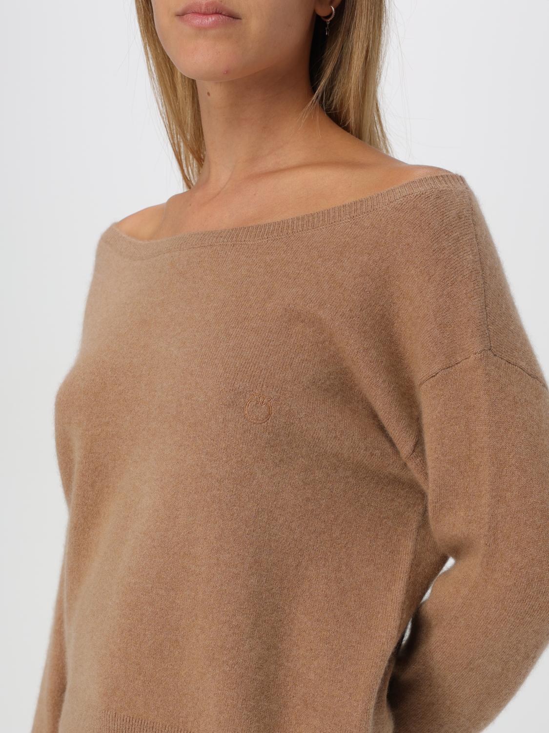 PINKO MAGLIA: Maglione Pinko in misto cashmere , Cammello - Img 3