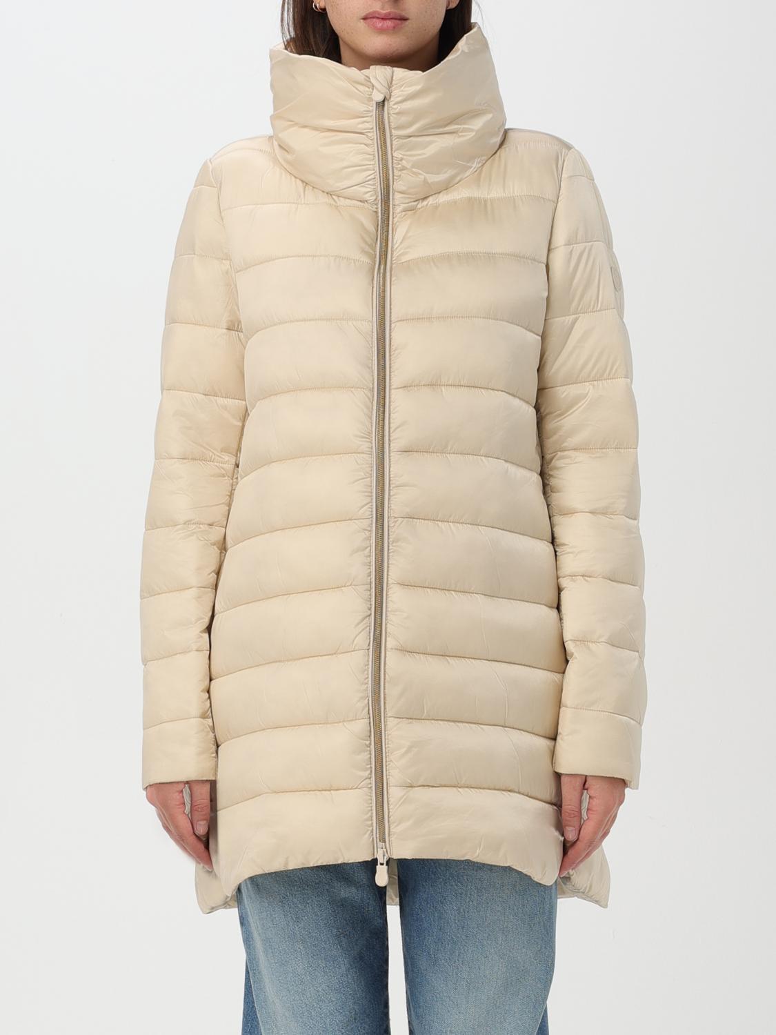 SAVE THE DUCK JACKET: Coat woman Save The Duck, Beige - Img 1