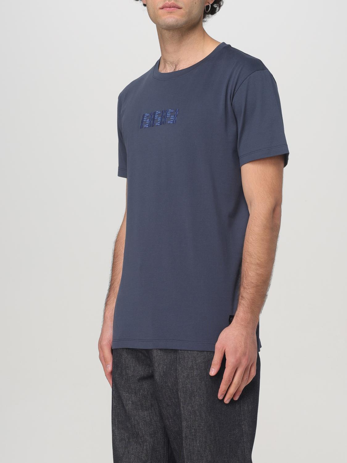 FENDI T-SHIRT: T-shirt men Fendi, Blue - Img 4