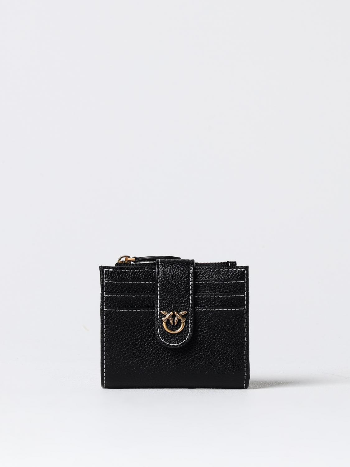 PINKO WALLET: Wallet woman Pinko, Black - Img 1