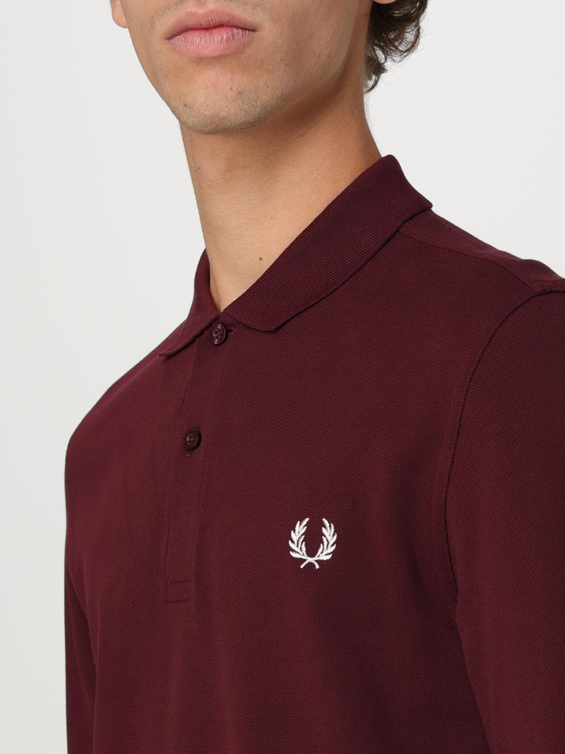 FRED PERRY POLO: Polo Fred Perry in cotone , Bordeaux - Img 3