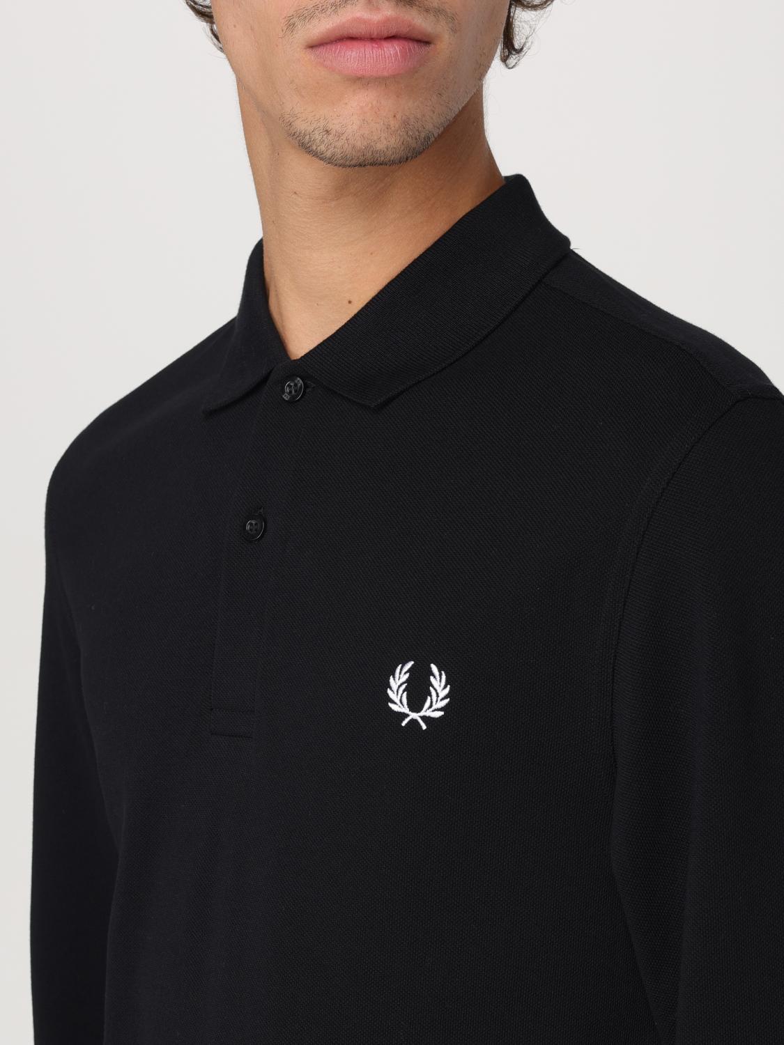 FRED PERRY 폴로 셔츠: 티셔츠 남성 Fred Perry, 블랙 1 - Img 3