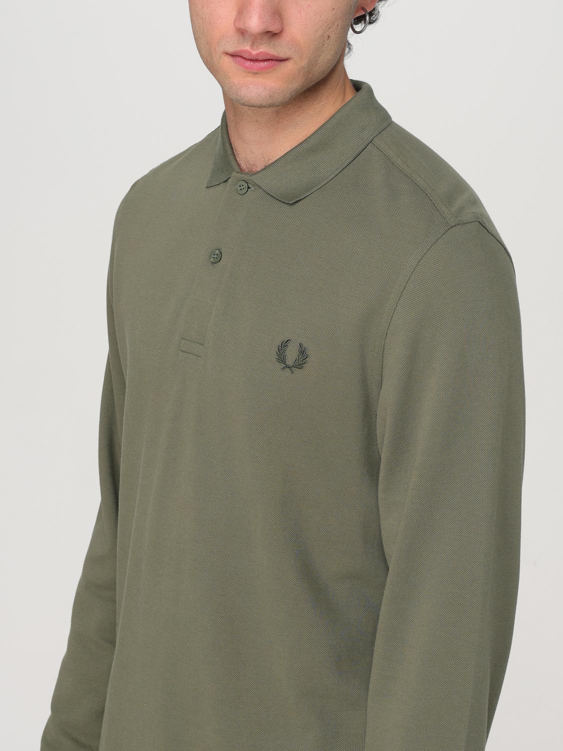 FRED PERRY POLO SHIRT: T-shirt men Fred Perry, Green - Img 3