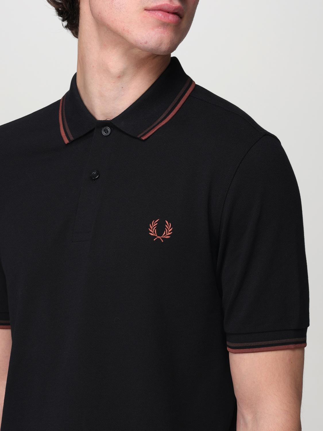 FRED PERRY 폴로 셔츠: 티셔츠 남성 Fred Perry, 블랙 1 - Img 3