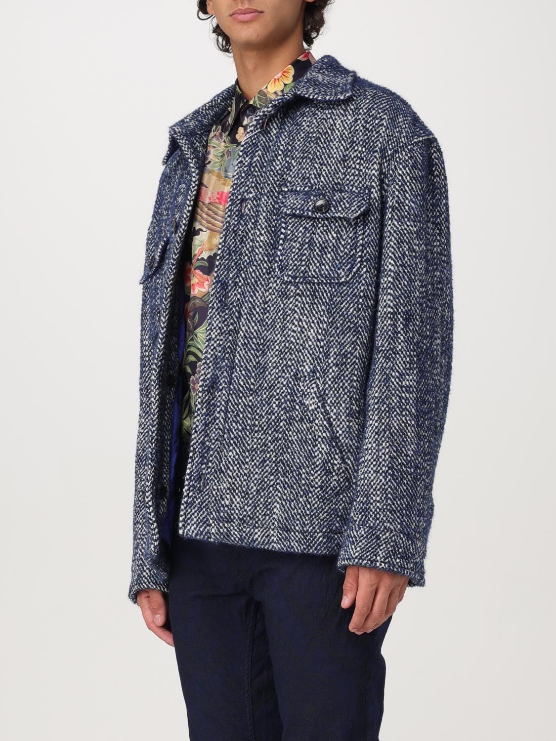 ETRO JACKET: Coat men Etro, Blue - Img 4