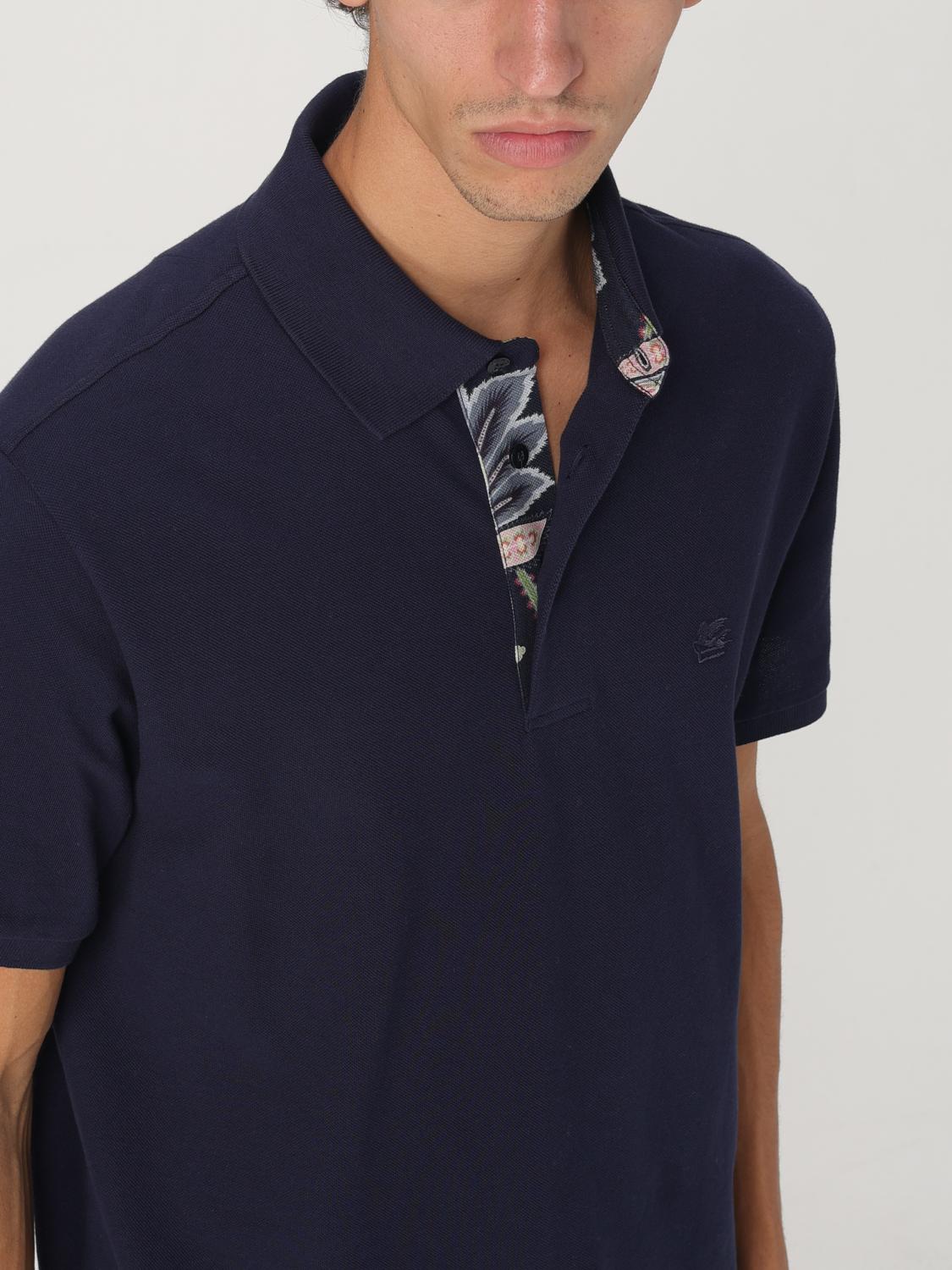 ETRO POLO SHIRT: Polo shirt men Etro, Blue - Img 5