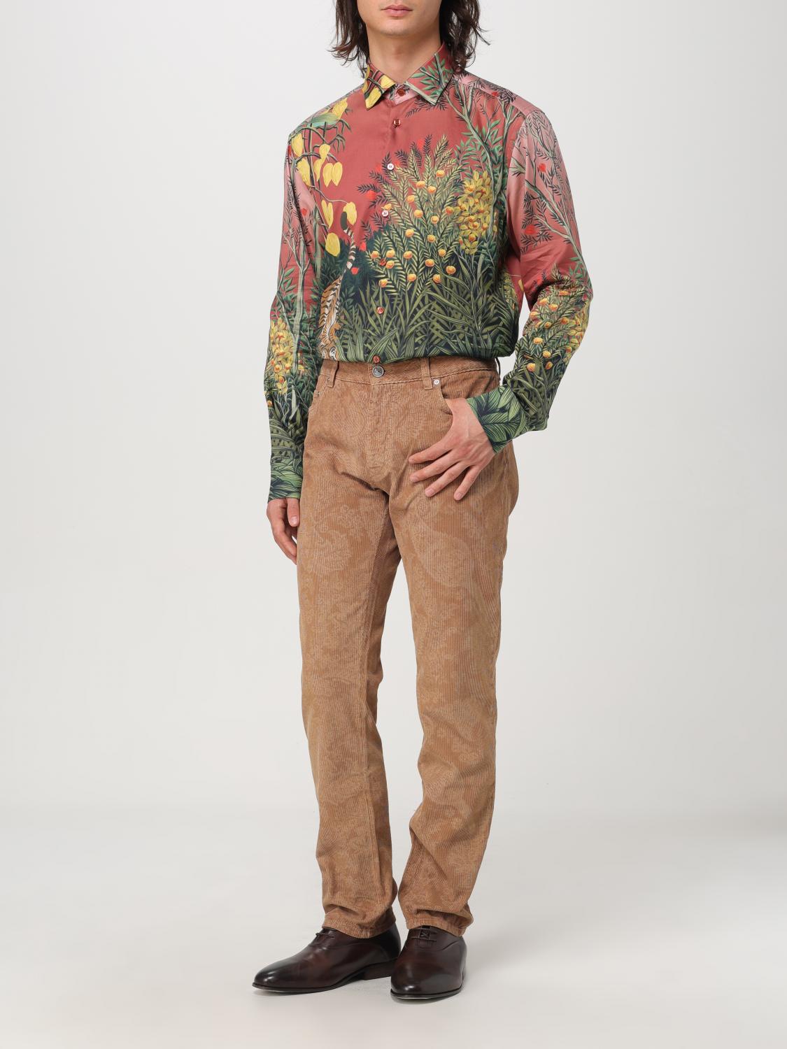 ETRO PANTS: Pants men Etro, Brown - Img 2