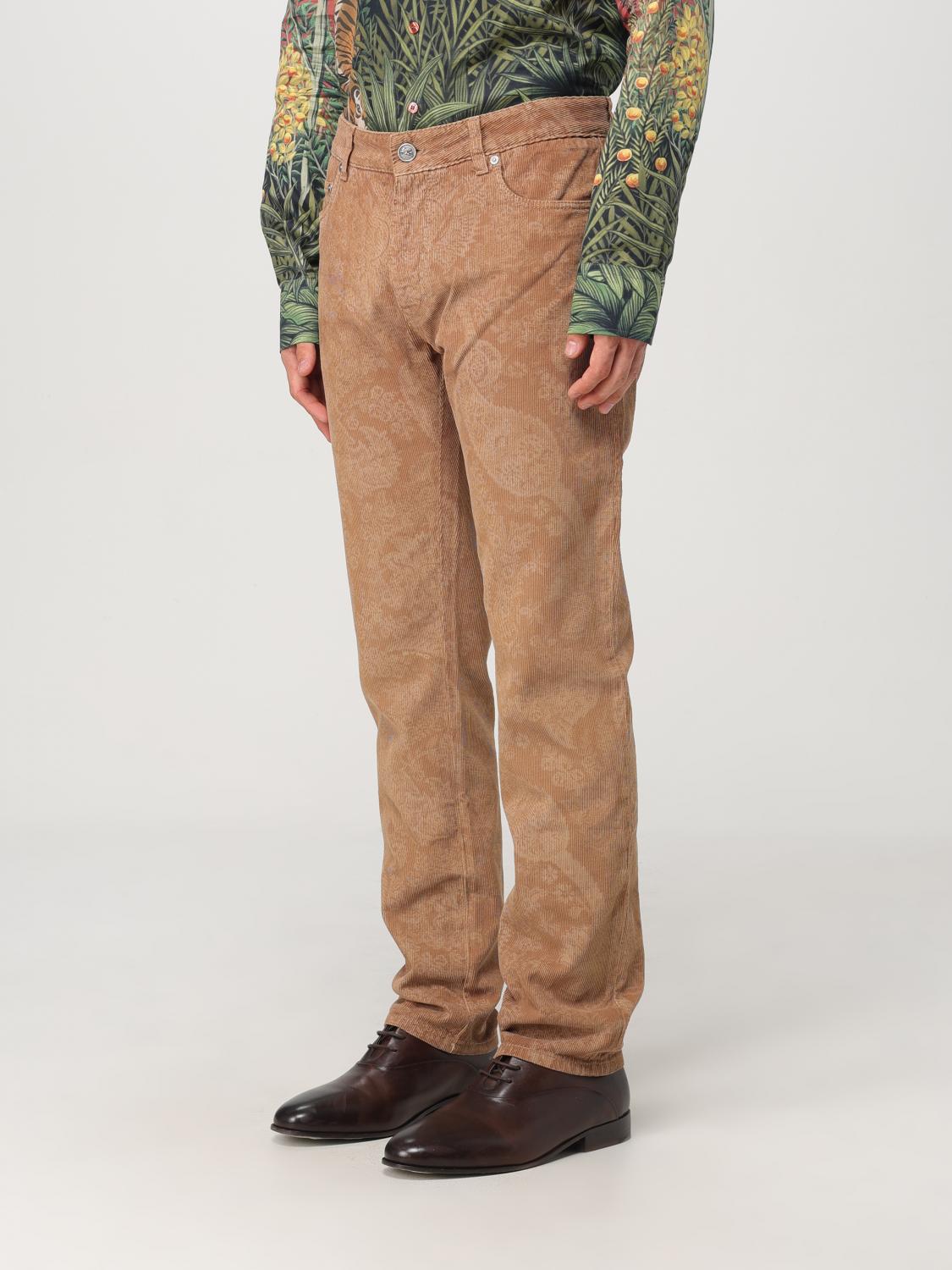 ETRO PANTS: Pants men Etro, Brown - Img 4