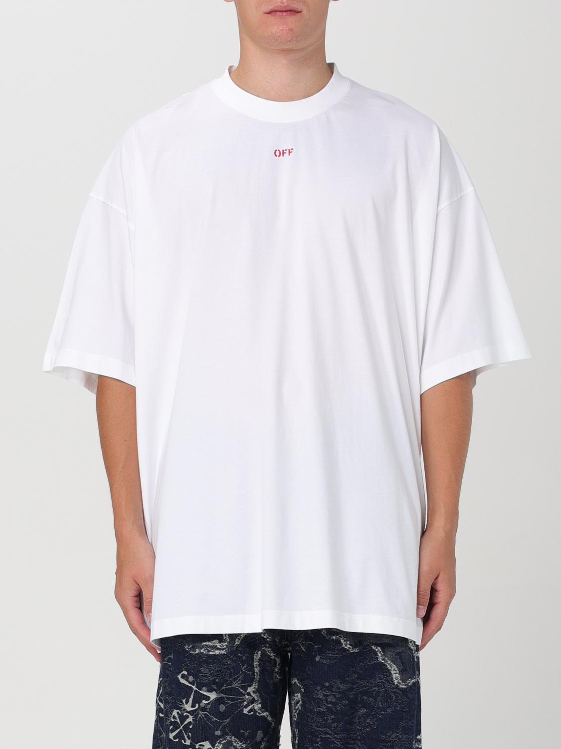 Off-White T-shirt men - White | OMAA161F24JER0060125 | GIGLIO.COM
