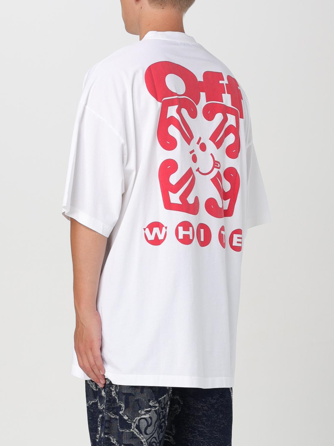 Off-White T-shirt men - White | OMAA161F24JER0060125 | GIGLIO.COM