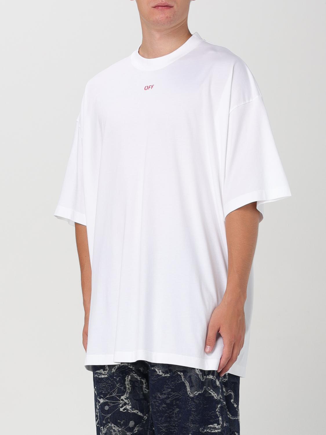 Off-White T-shirt men - White | OMAA161F24JER0060125 | GIGLIO.COM