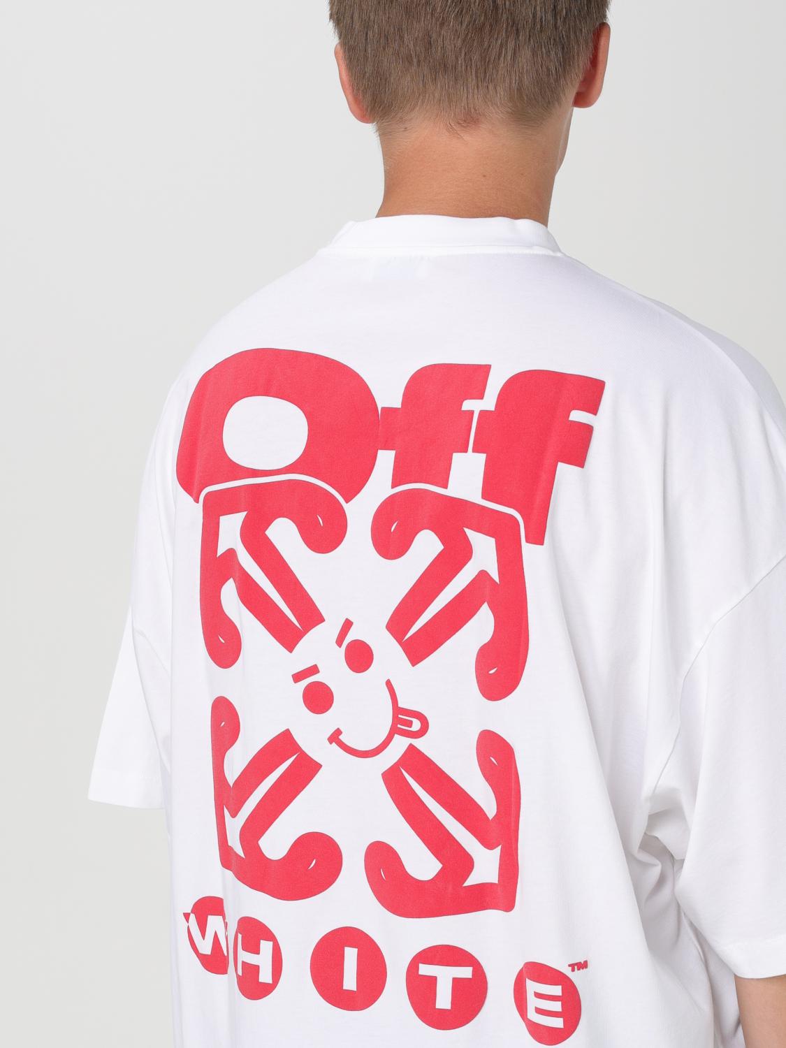 Off-White T-shirt men - White | OMAA161F24JER0060125 | GIGLIO.COM