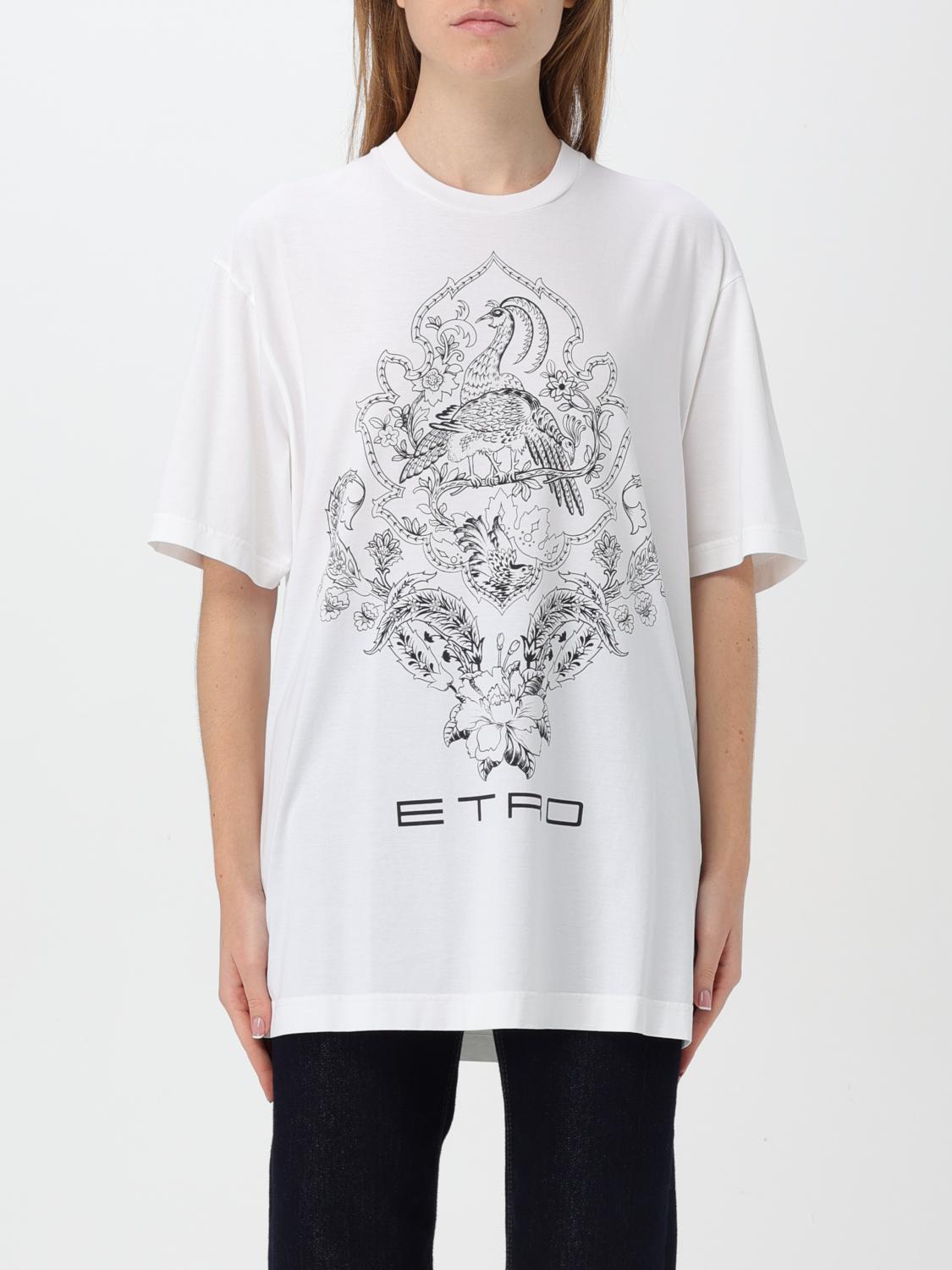 Giglio T-shirt Etro in cotone con stampa grafica