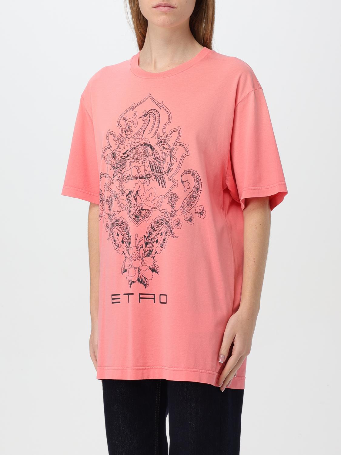 ETRO T-SHIRT: T-shirt woman Etro, Pink - Img 4