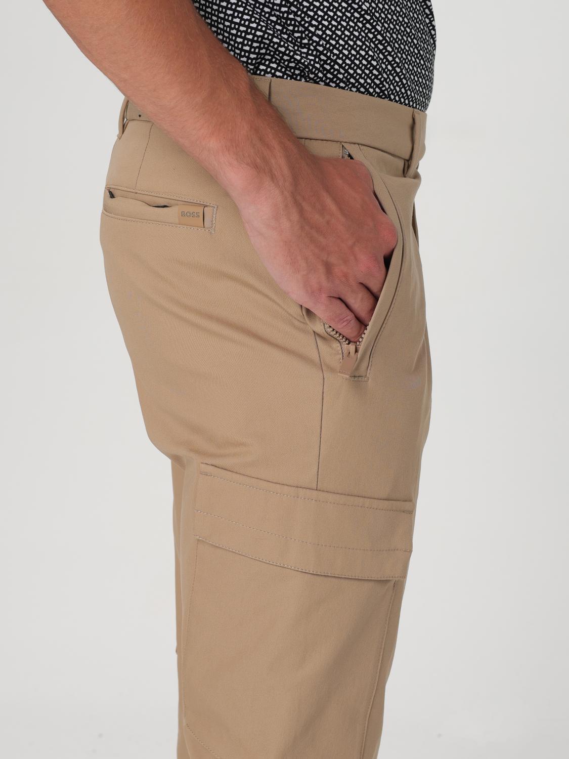 BOSS PANTALON: Pantalon homme Boss, Beige - Img 3