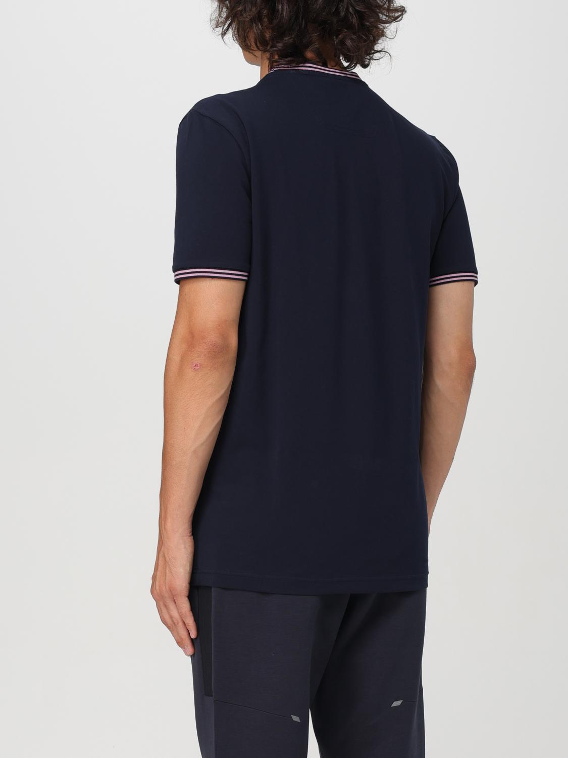 BOSS CAMISETA: Camiseta Boss de algodón con logo, Azul Oscuro - Img 2
