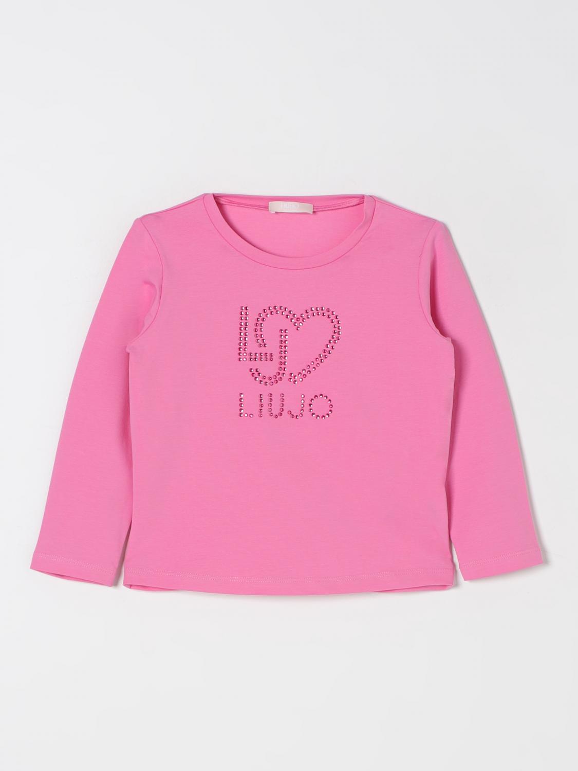 LIU JO T-SHIRT: T-shirt enfant Liu Jo, Rose Claire - Img 1