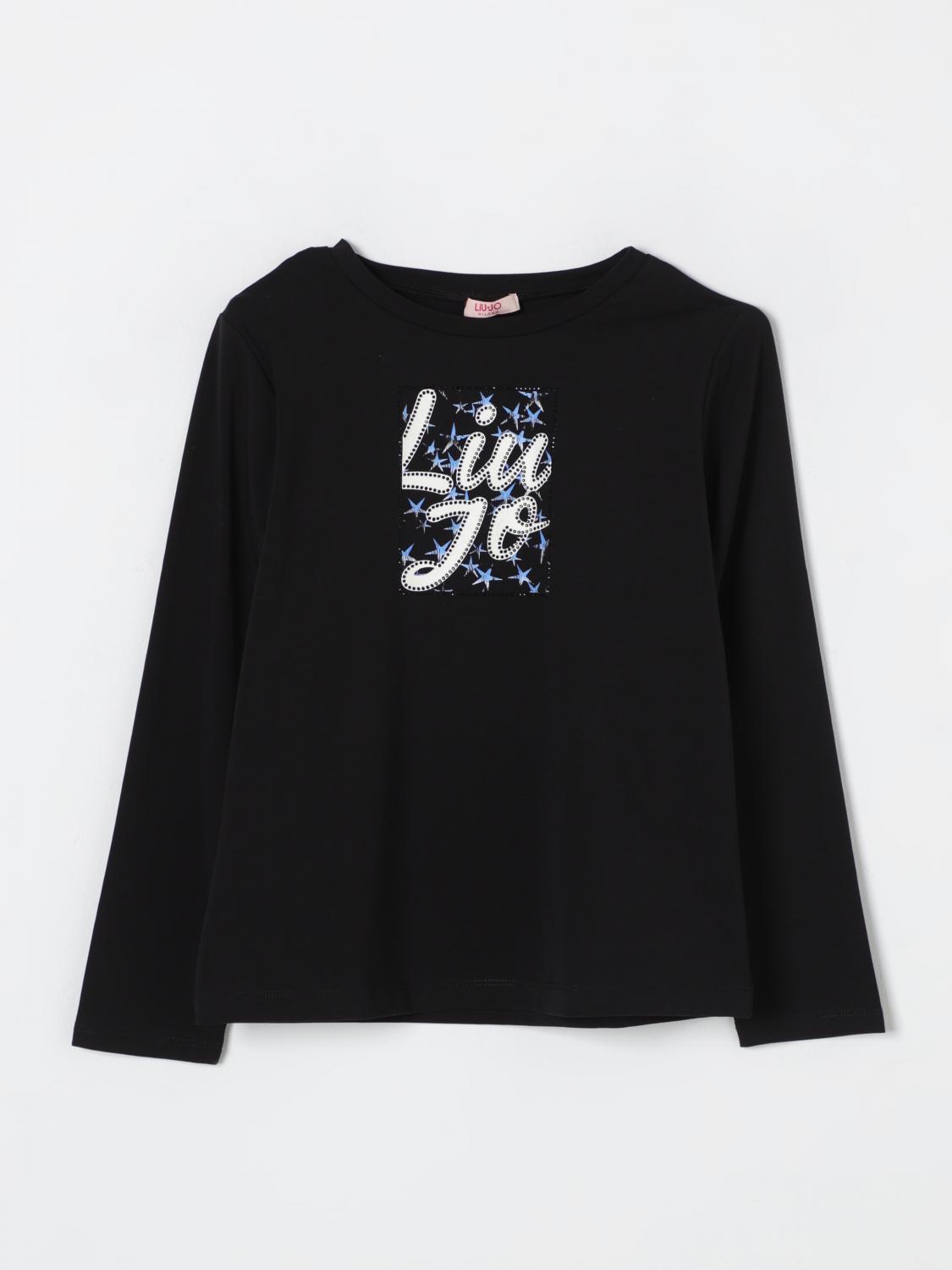 LIU JO T-SHIRT: T-shirt kinder Liu Jo, Schwarz - Img 1