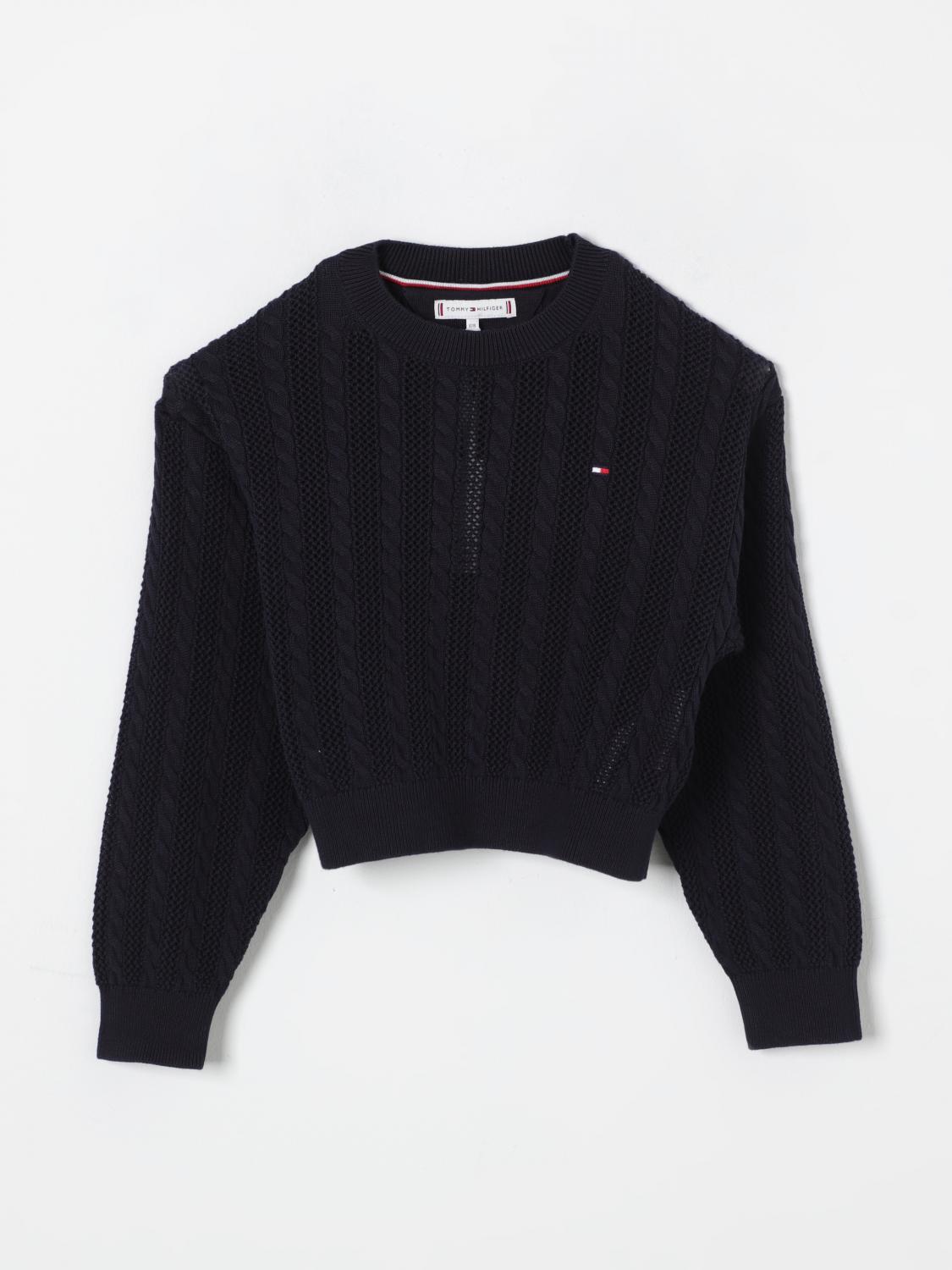 TOMMY HILFIGER PULLOVER: Pullover kinder Tommy Hilfiger, Blau - Img 1