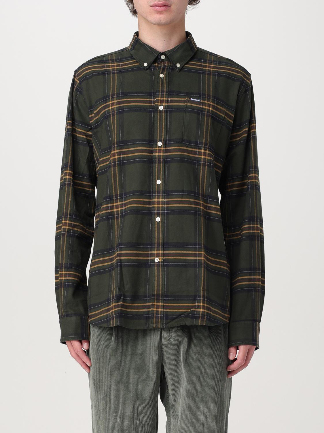 BARBOUR SHIRT: Shirt men Barbour, Olive - Img 1