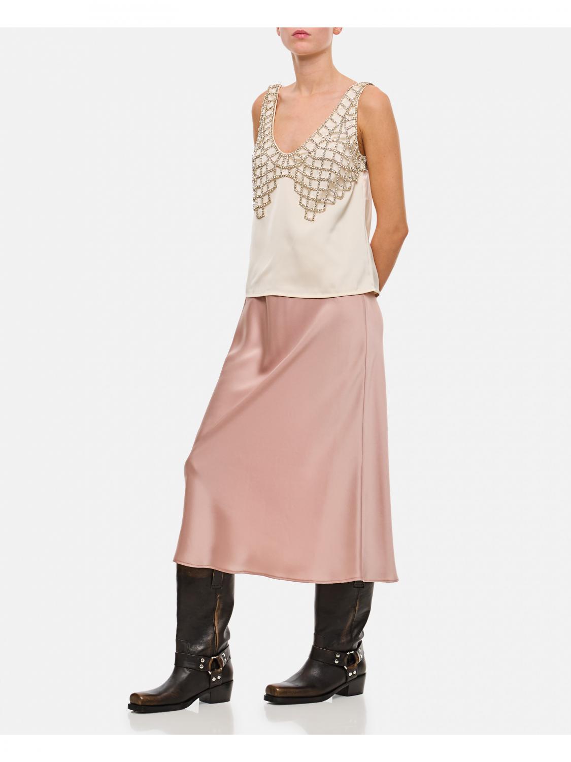 MAX MARA SKIRT: Skirt woman Max Mara, Blush Pink - Img 2