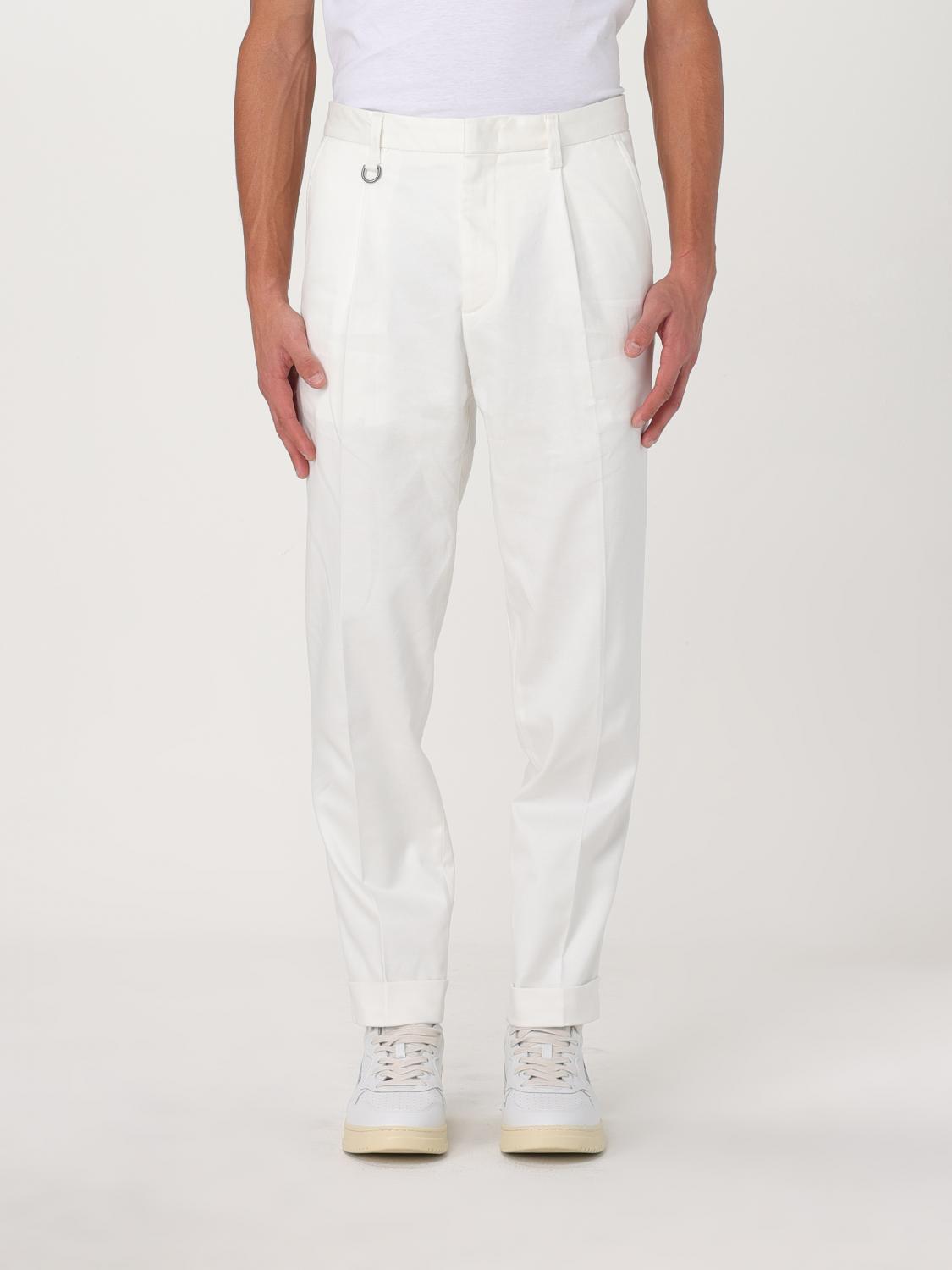 PAOLO PECORA PANTS: Pants men Paolo Pecora, White - Img 1