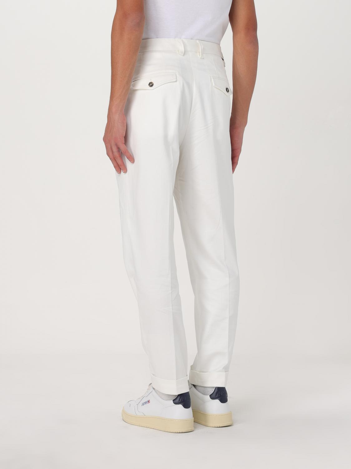 PAOLO PECORA PANTS: Pants men Paolo Pecora, White - Img 2