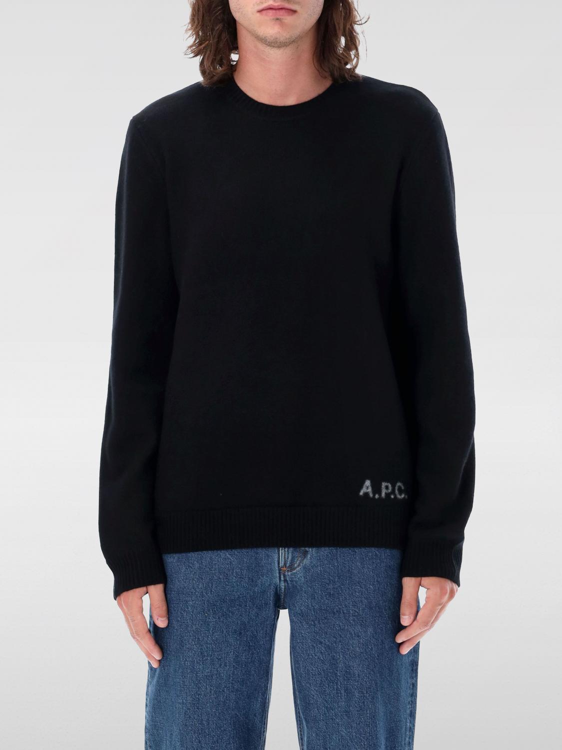 A.P.C. JERSEY: Jersey hombre A.P.C., Negro - Img 1