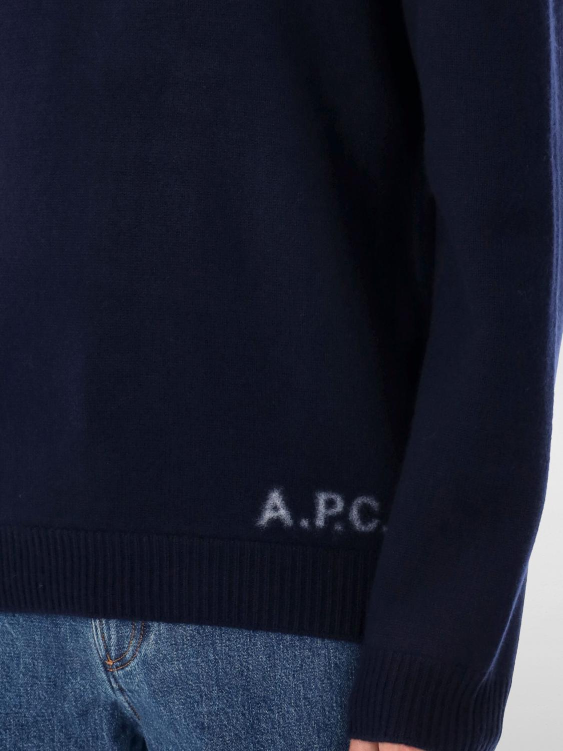 A.P.C. PULLOVER: Pullover herren A.P.C., Blau - Img 3