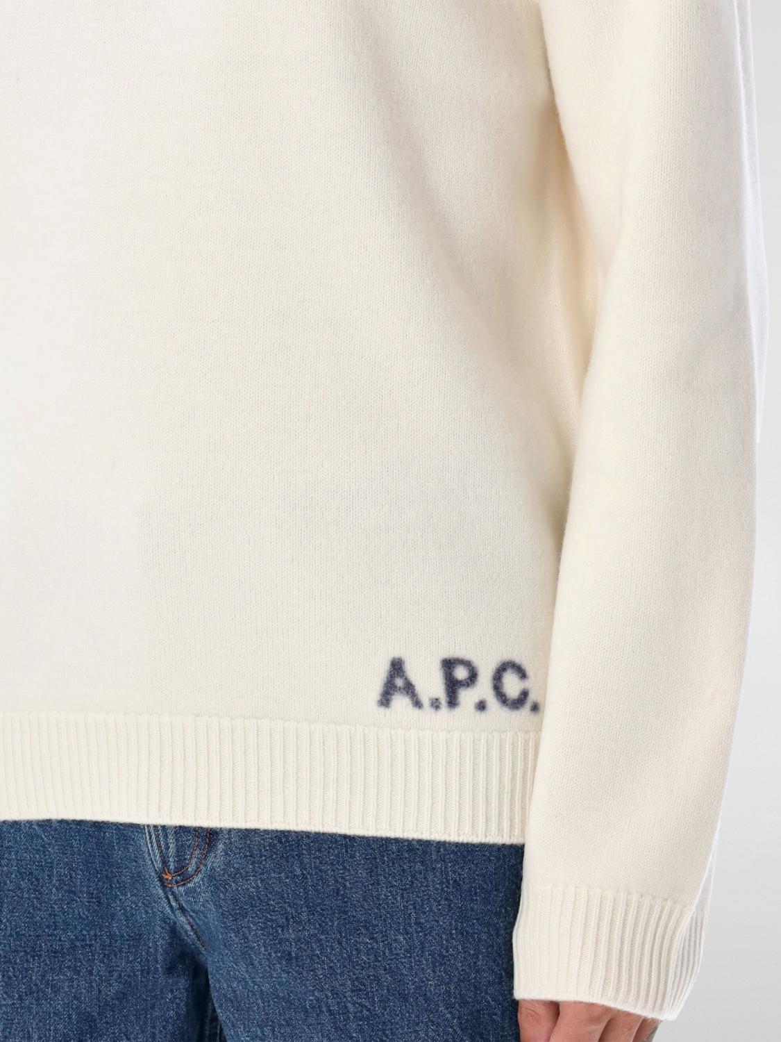 A.P.C. PULLOVER: Pullover herren A.P.C., Beige - Img 3