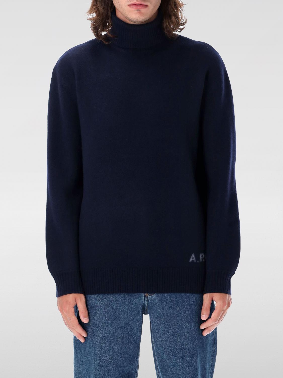 A.P.C. JERSEY: Jersey hombre A.P.C., Azul Oscuro - Img 1