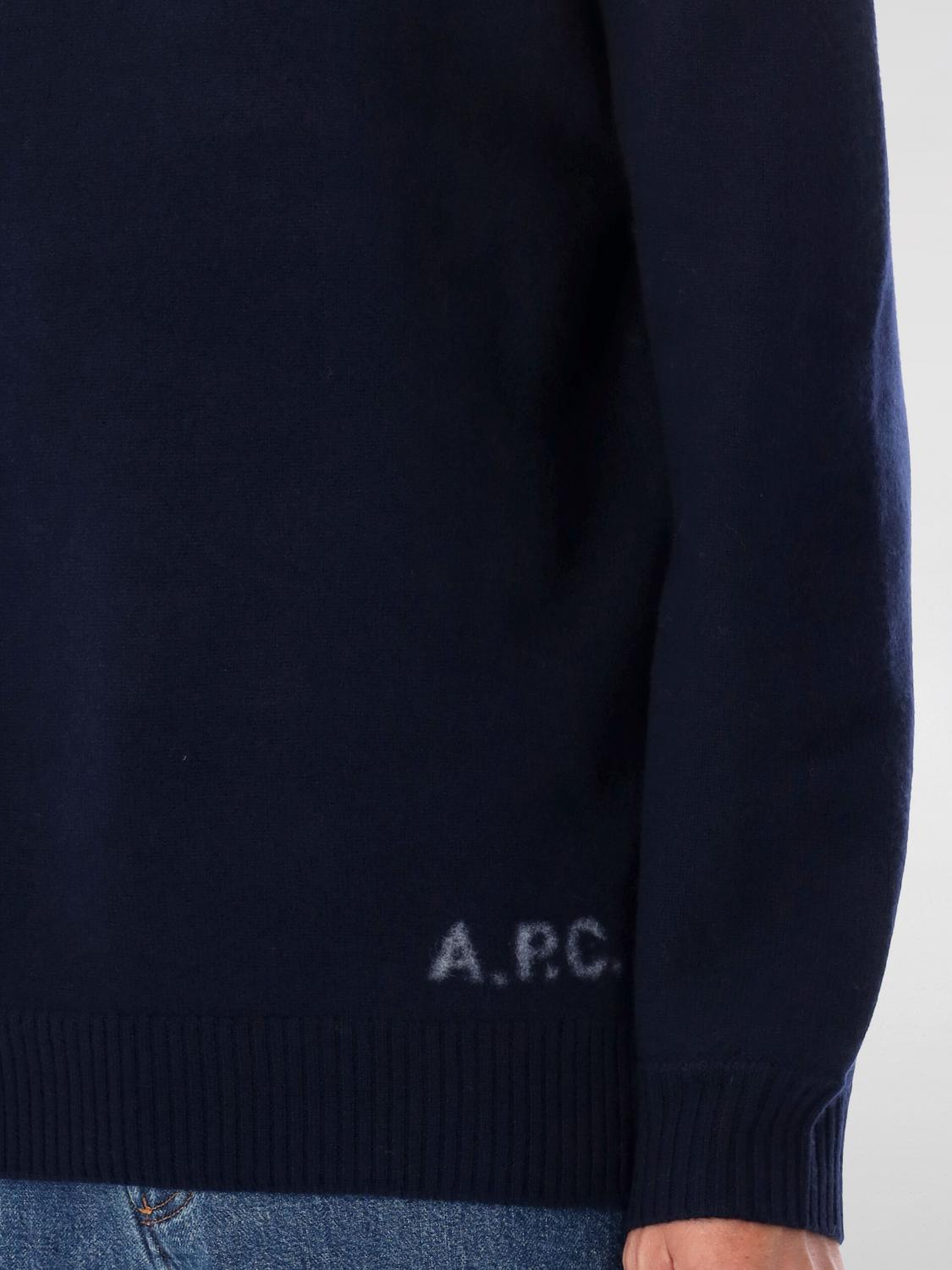 A.P.C. JERSEY: Jersey hombre A.P.C., Azul Oscuro - Img 3