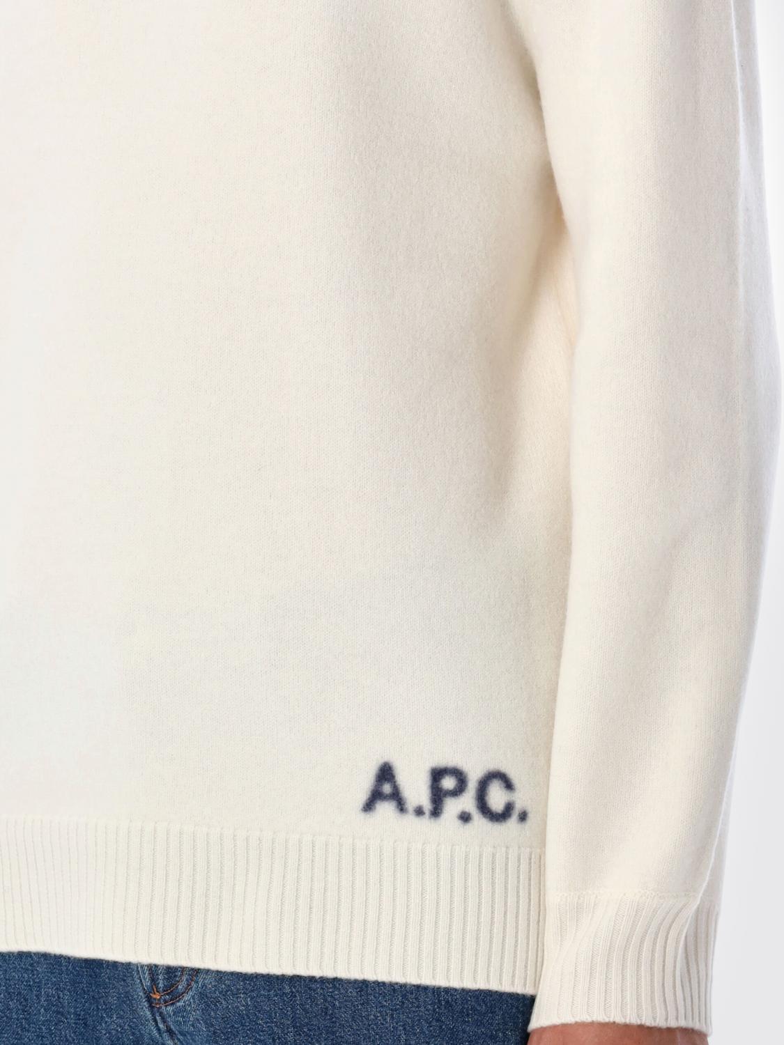 A.P.C. PULL: Pull homme A.P.C., Beige - Img 3