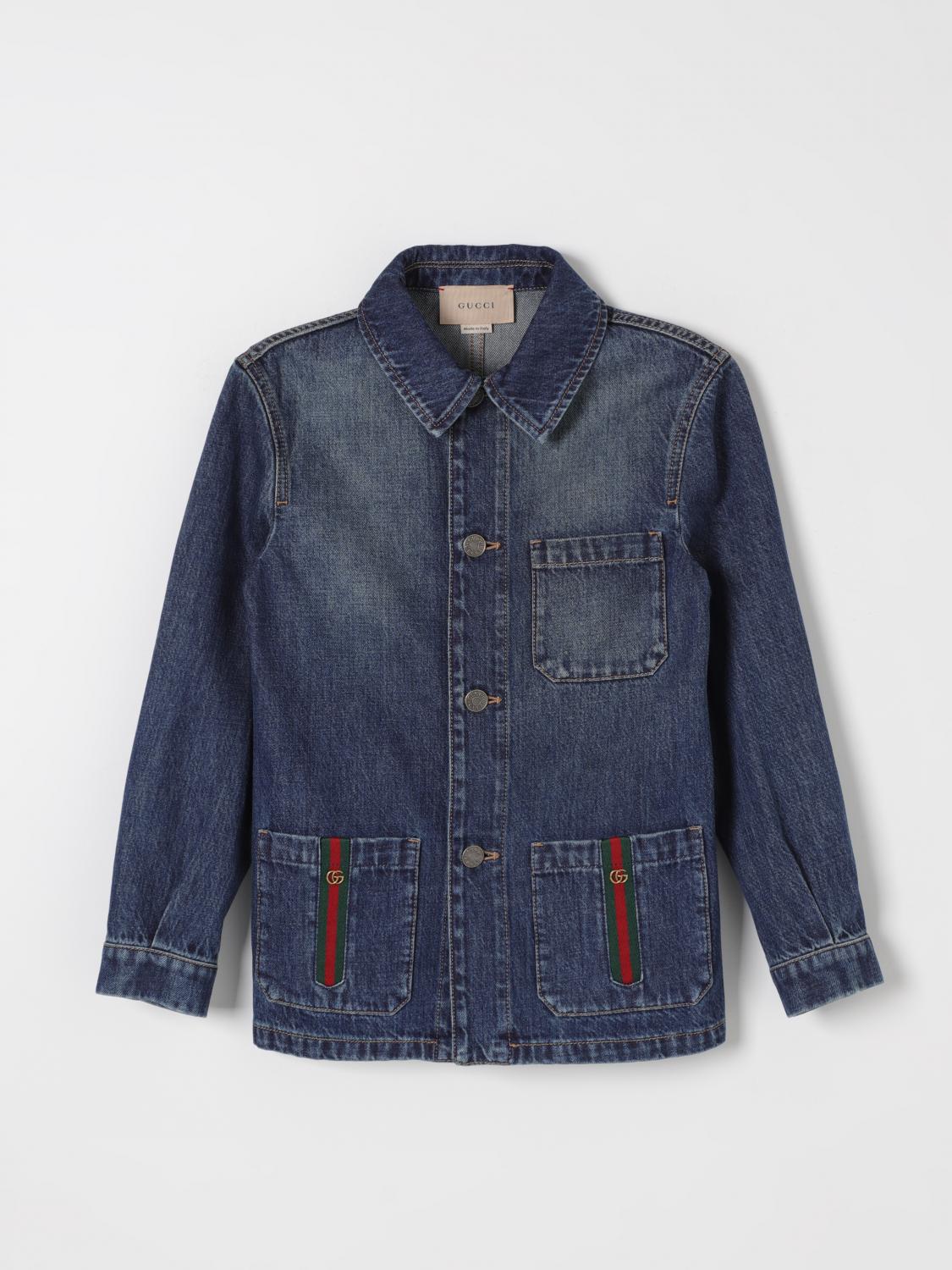 GUCCI BLAZER: Blazer kids Gucci, Blue - Img 1