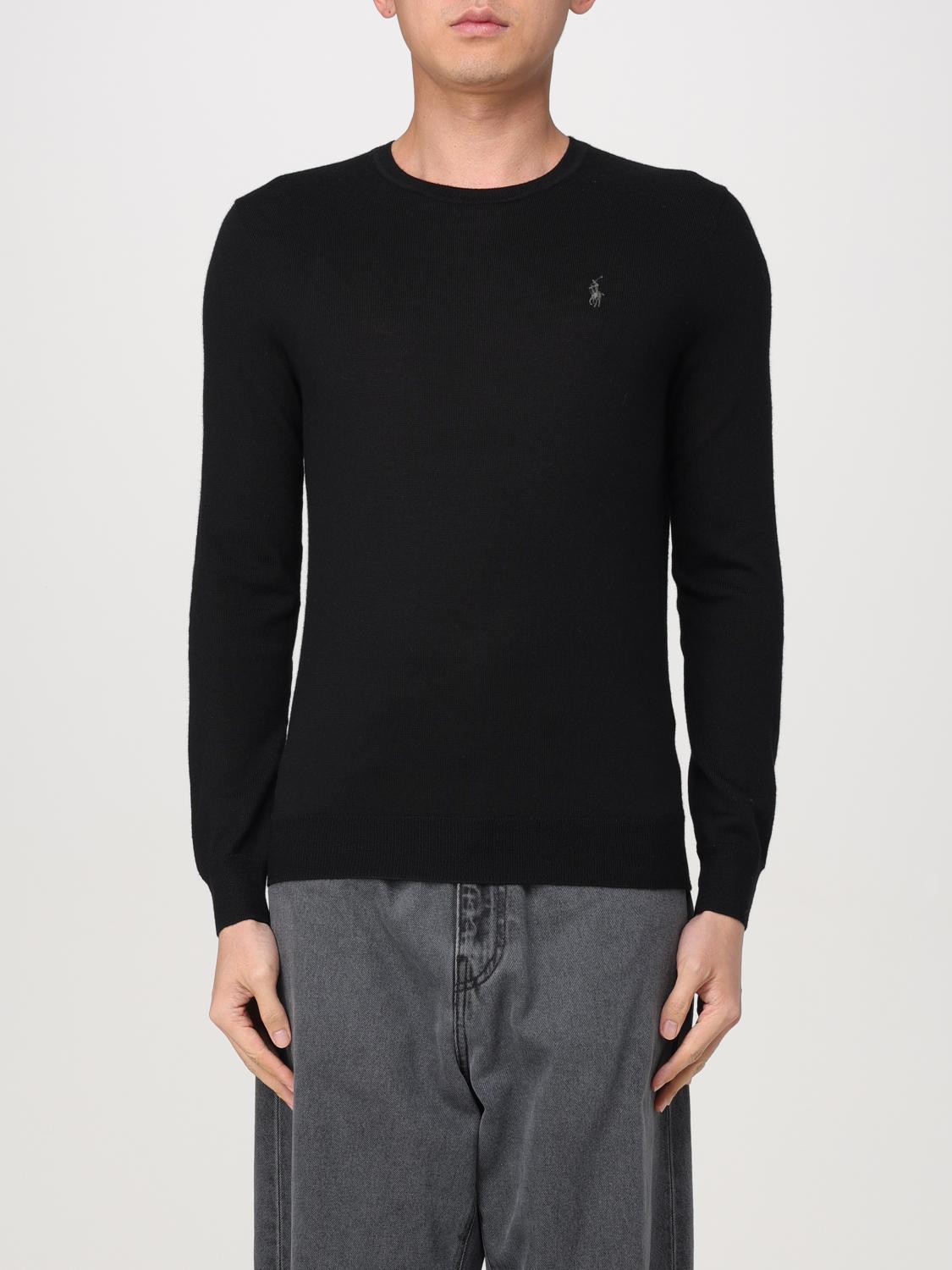 POLO RALPH LAUREN SWEATER: Sweater men Polo Ralph Lauren, Black - Img 1