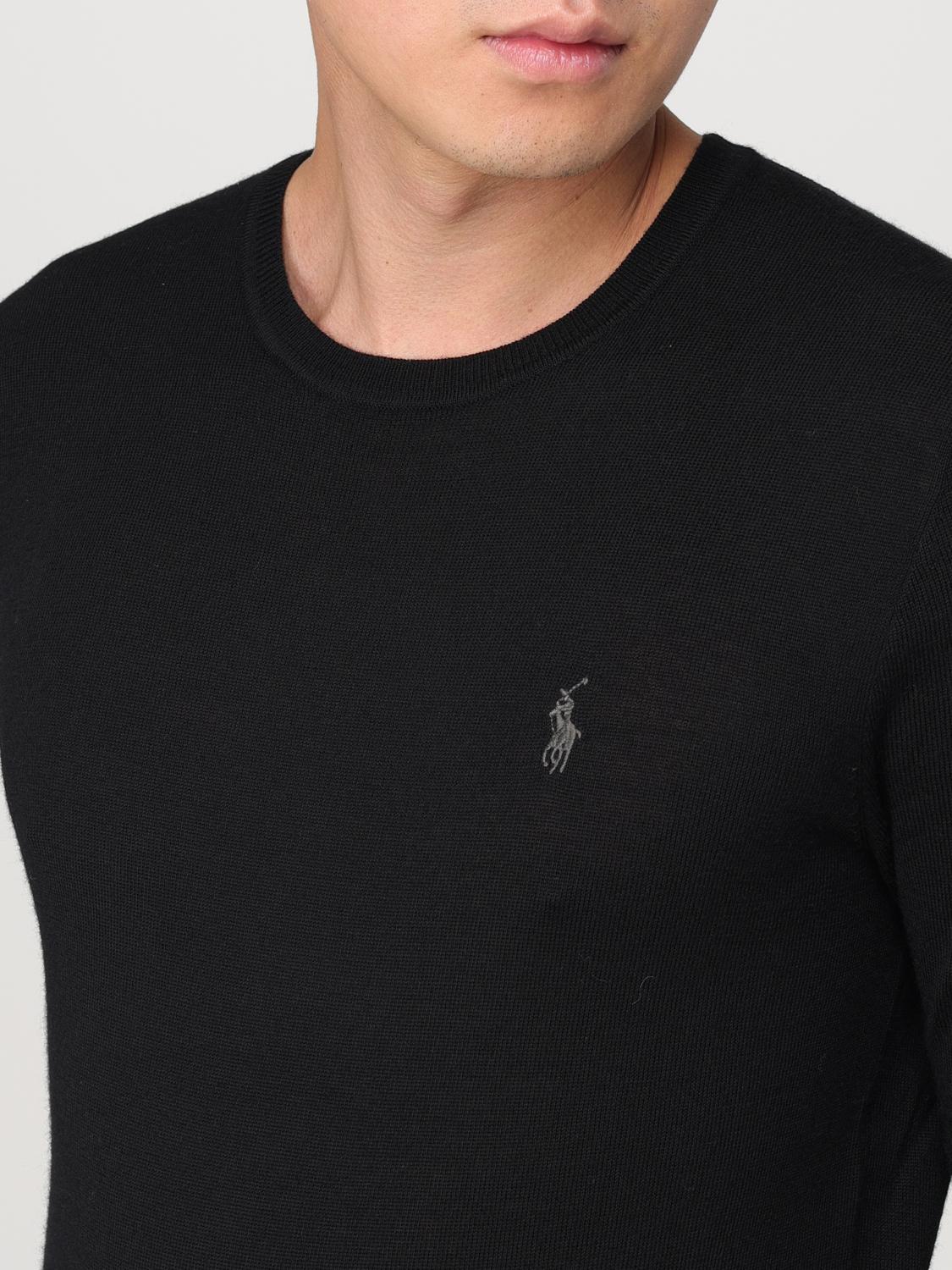 POLO RALPH LAUREN SWEATER: Sweater men Polo Ralph Lauren, Black - Img 3