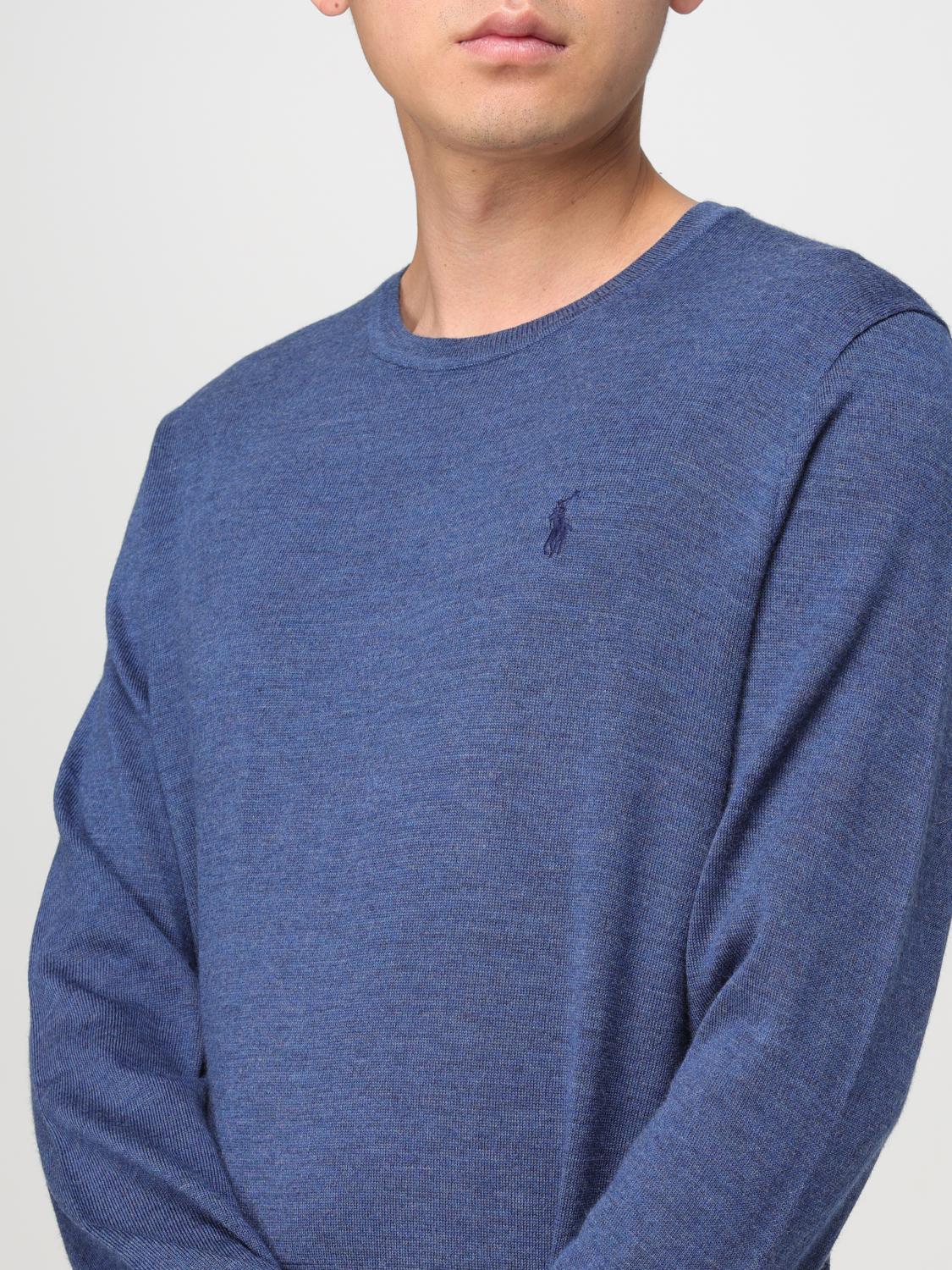 POLO RALPH LAUREN SWEATER: Sweater men Polo Ralph Lauren, Navy - Img 3