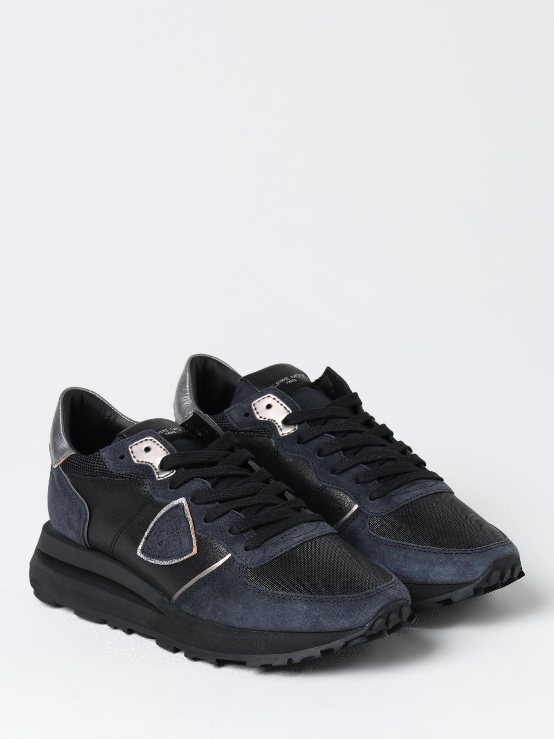 PHILIPPE MODEL SNEAKERS: Sneakers woman Philippe Model, Black - Img 2
