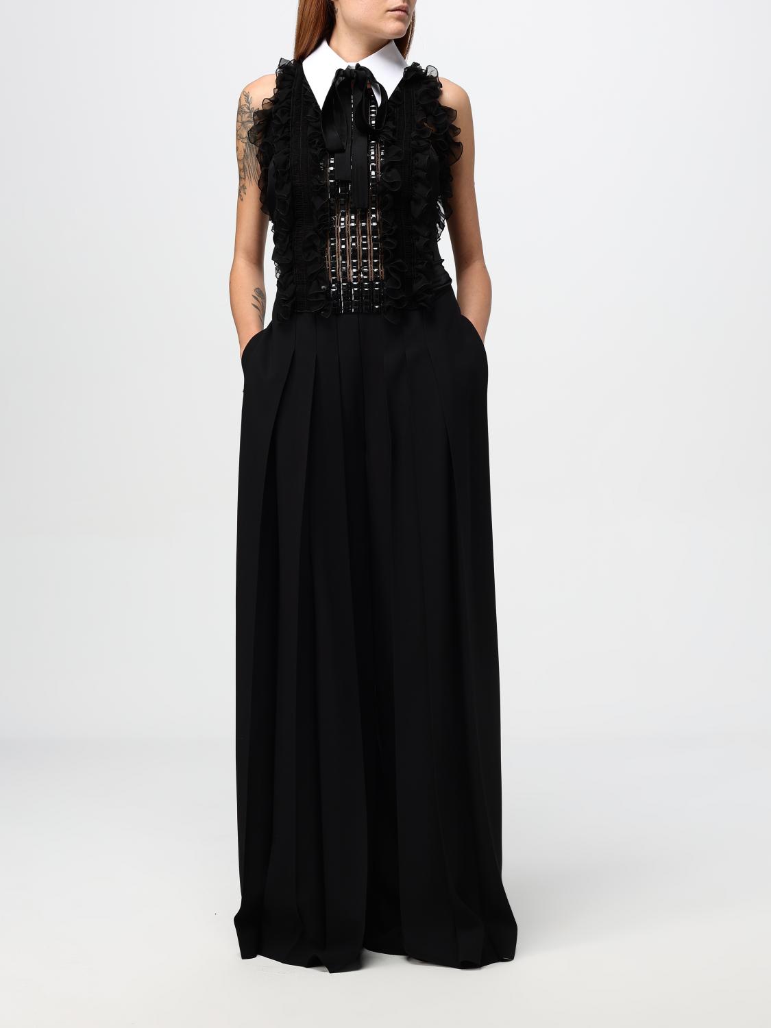 ALBERTA FERRETTI TOP: Top femme Alberta Ferretti, Noir - Img 2