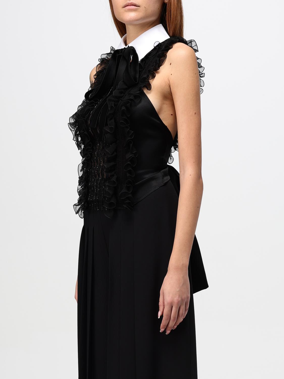 ALBERTA FERRETTI TOP: Top femme Alberta Ferretti, Noir - Img 4